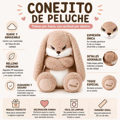 Peluche Conejito Enfadado.
